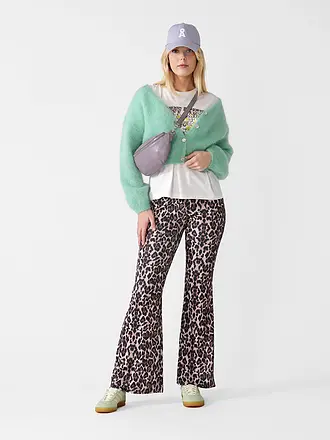 AMERICAN DREAMS | Cardigan Coupe Courte CORNELIA | hellgrün